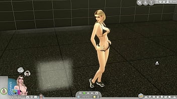 The sims 4 putinha tesuda mostrando as roupas novas