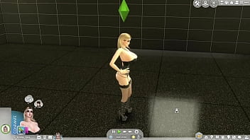 The sims 4 putinha tesuda mostrando as roupas novas