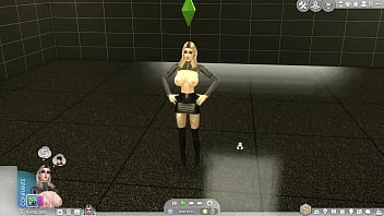 The sims 4 putinha tesuda mostrando as roupas novas