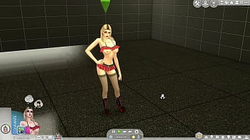 The sims 4 putinha tesuda mostrando as roupas novas