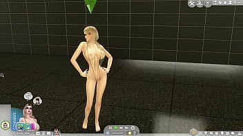 The sims 4 putinha tesuda mostrando as roupas novas