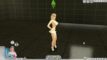 The sims 4 putinha tesuda mostrando as roupas novas