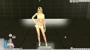 The sims 4 putinha tesuda mostrando as roupas novas