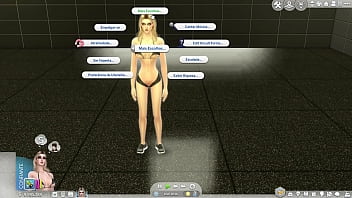The sims 4 putinha tesuda mostrando as roupas novas