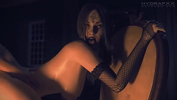 Vampire slut gets pounded and cummed on