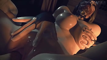 Vampire slut gets pounded and cummed on