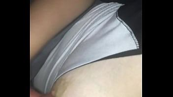 White girl drains black cock on her huge tits