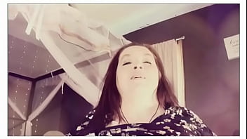 Pussy eating with a chin dildo