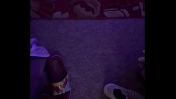 Stroking His Bbc For The Camera While Walking Around The House thumbnail