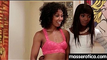 Sensual lesbian massage leads to orgasm 12