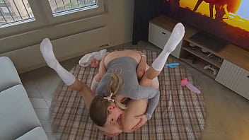 Lesbian sorority sisters lexi lore & melody marks explore each other's anatomy in "sorority secrets"