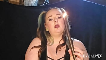 Revealme curvy babe smoking fire play and wax drip fetish
