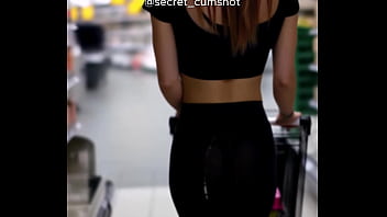 A i generated cum shot on babe's booty