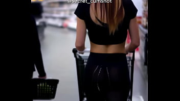 A i generated cum shot on babe's booty