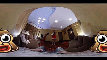 Slutty babes give santa the best present