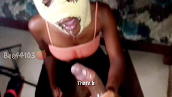 Deepthroating on my knees & i gage myself exs dick on it like a camp i am