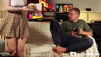 Redhead hottie rides and sucks my cock