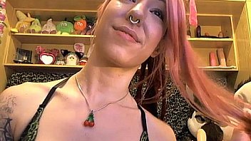 Cute sofi mora playing on live webcam