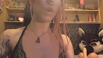 Cute sofi mora playing on live webcam