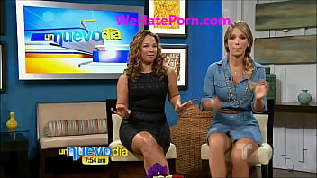 Venezuelan television host has upskirt oops moment on live television Venezuelan television host has upskirt oops moment on live television