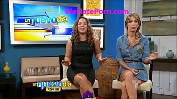 Venezuelan television host has upskirt oops moment on live television Venezuelan television host has upskirt oops moment on live television