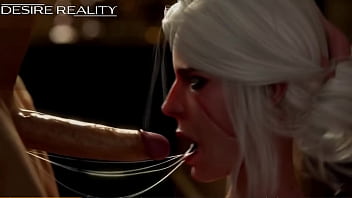 Трисс решила помочь Цири в сексе и решила сделать тройничёк