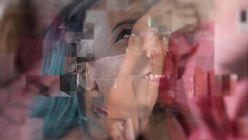 Blonde british 18 year old college student sucks cock and swallows a massive load of cum