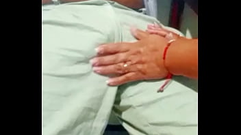 Old granny in lingerie she models that nice ass for me and then gives me a good blowjob