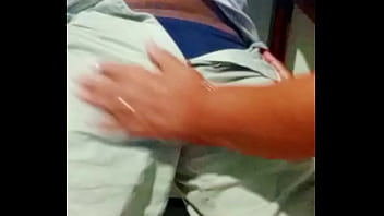 Old granny in lingerie she models that nice ass for me and then gives me a good blowjob