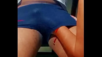 Old granny in lingerie she models that nice ass for me and then gives me a good blowjob