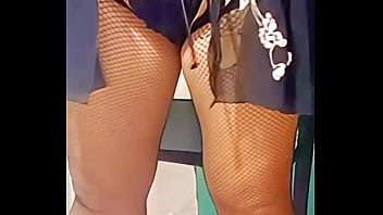 Old granny in lingerie she models that nice ass for me and then gives me a good blowjob