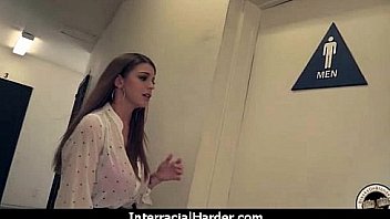 Hot cougar cums hard on young black cock 12