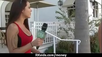 Slutty amateur babe is paid cash from some crazy public sex 27