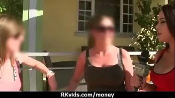 Slutty amateur babe is paid cash from some crazy public sex 27