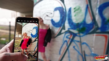 German scout tiny shy teen dasha dark pick up for first casting fuck