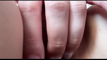 Step sister jerks off her wet hairy pussy with a big shot until orgasm with moans