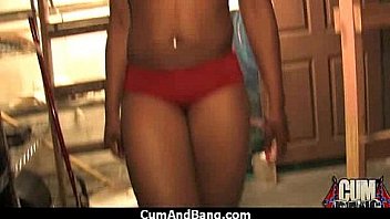 Black sluts mouth used by group of white cocks 25