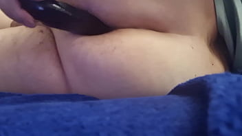Pleasuring my butthole with a dildo