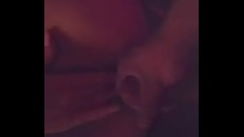 L gets load on her stomach