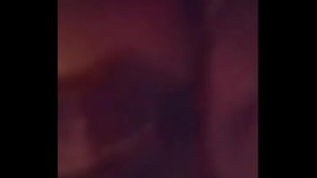 L gets load on her stomach