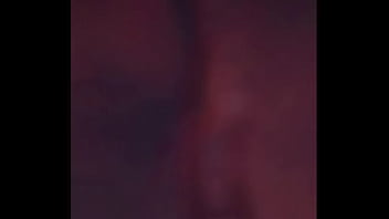 L gets load on her stomach