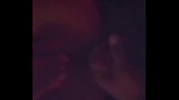 L gets load on her stomach