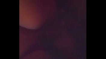 L gets load on her stomach