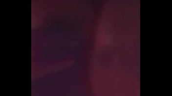 L gets load on her stomach