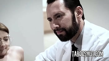 Virgin teen pays her plastic surgery with her pussy