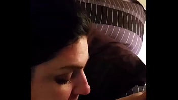 Blowjob deep down girlfriends throat
