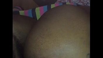 Thick black girl getting it from the back