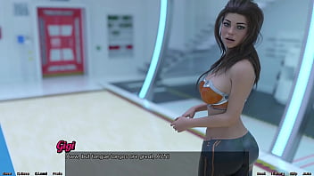 Stranded in space #138 petite brunette can't stop looking at busty milfs tits