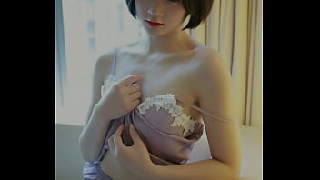 Showing beautiful breasts