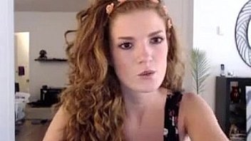 Redhead showing off that pussy